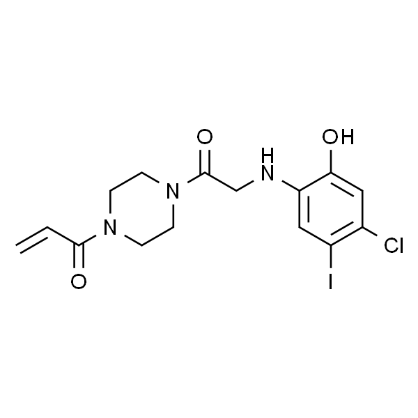 1-4-2-(4-氯-2-羟基-5-碘苯基)氨基乙酰基-1-哌嗪基-2-丙烯-1-酮