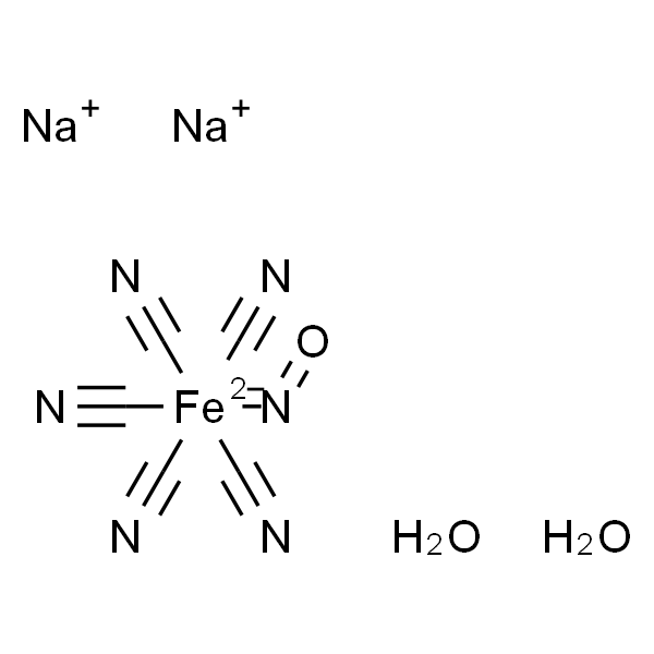 Nitroprusside (disodium dihydrate)  （亚硝基铁氰化钠） 硝普钠