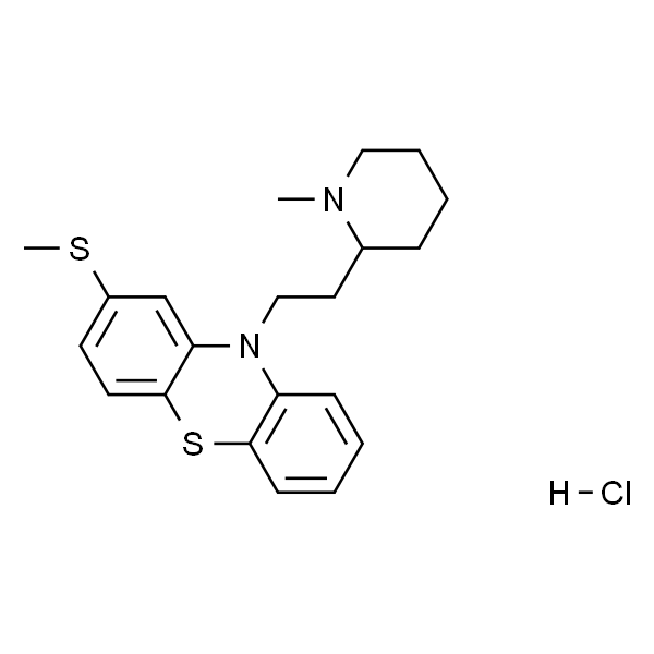 Thioridazine hydrochloride；盐酸硫利达嗪