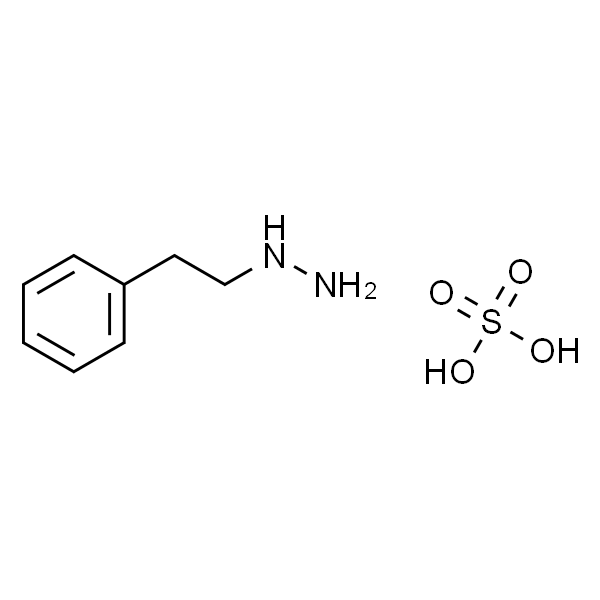 Phenelzine sulfate；苯基乙肼硫酸盐