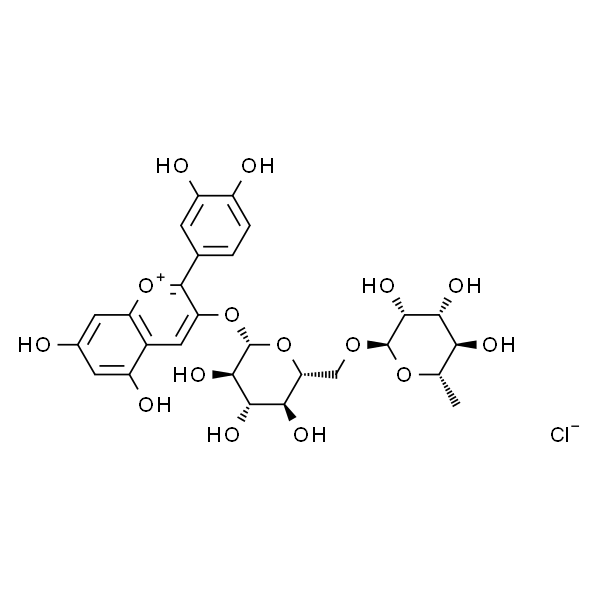 矢车菊素-3-O-芸香糖苷 标准品
