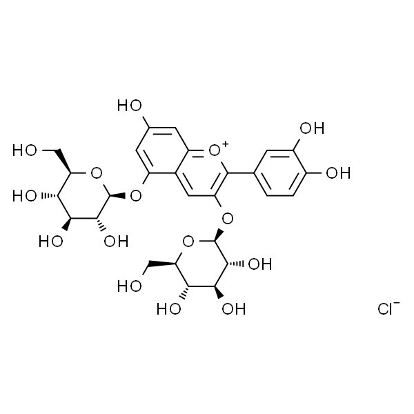 矢车菊素-3,5-葡萄糖苷 标准品