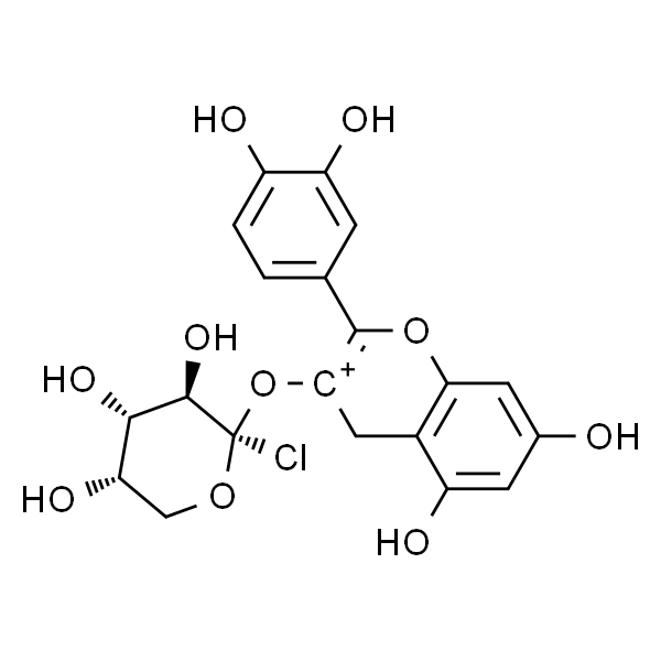 矢车菊素阿拉伯糖苷 标准品