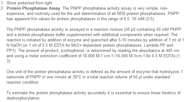 p-Nitrophenyl Phosphate (PNPP)                               #P0757L 5 ml