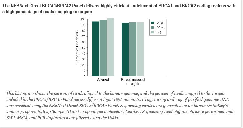 NEBNext Direct® BRCA1/BRCA2 Panel                               #E6627L 24 reactions